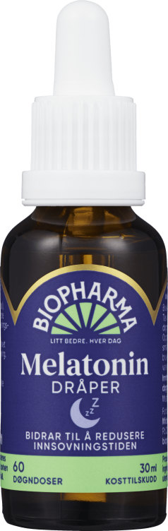 Melatonin Dråper 30ml Biopharma