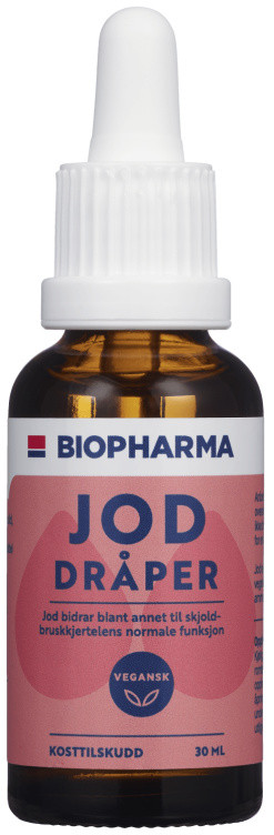 Jod Dråper 30ml Biopharma