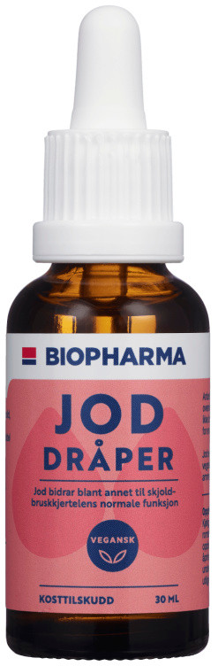 Jod Dråper 30ml Biopharma