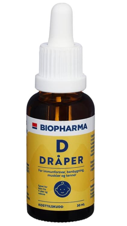 D-Vitamindråper 30ml Biopharma