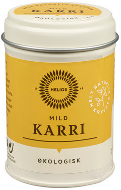 Helios Karry Mild 25g Økologisk