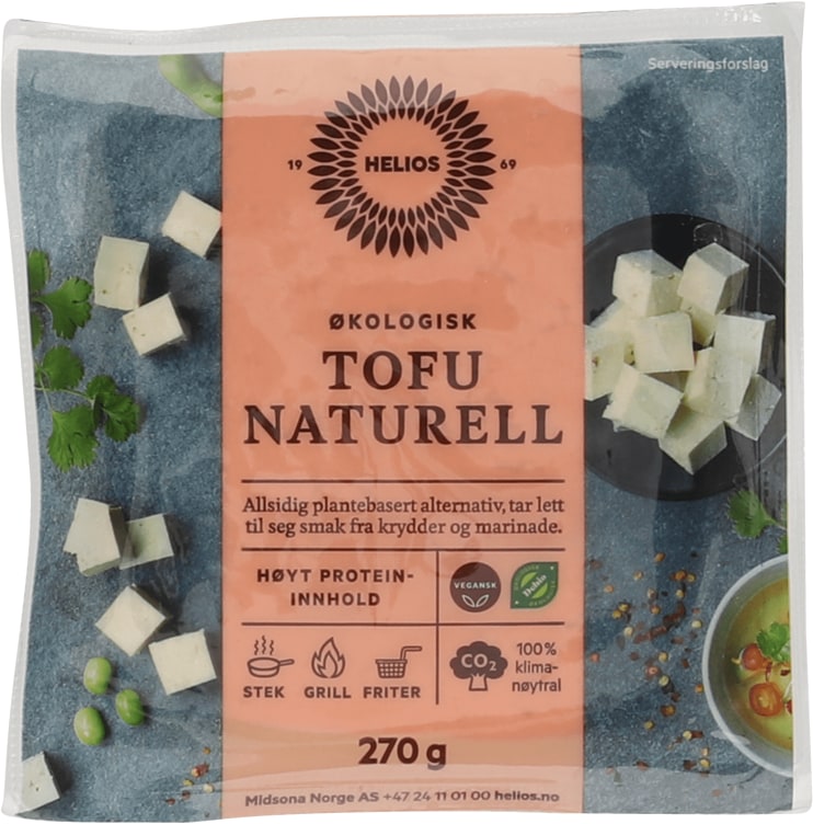 Tofu Naturell 270g Helios