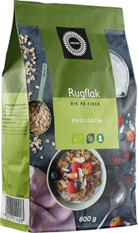 Rugflak 600g Økologisk Helios