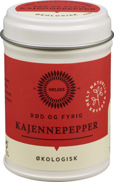 Helios Kajennepepper 30g Økologisk