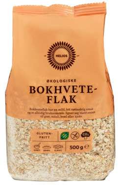 Helios Bokhvete Flak 500g Økologisk