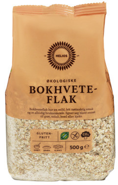 Helios Bokhvete Flak 500g Økologisk