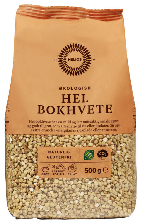 Bokhvete hel Økologisk 500g helios