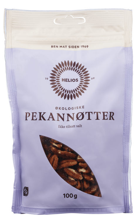 Pekannøtter Økologisk 100g Helios