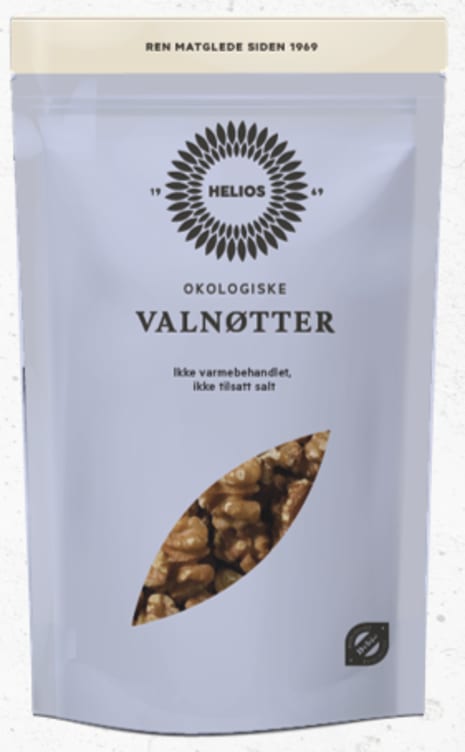 Valnøtter Økol 100g Helios