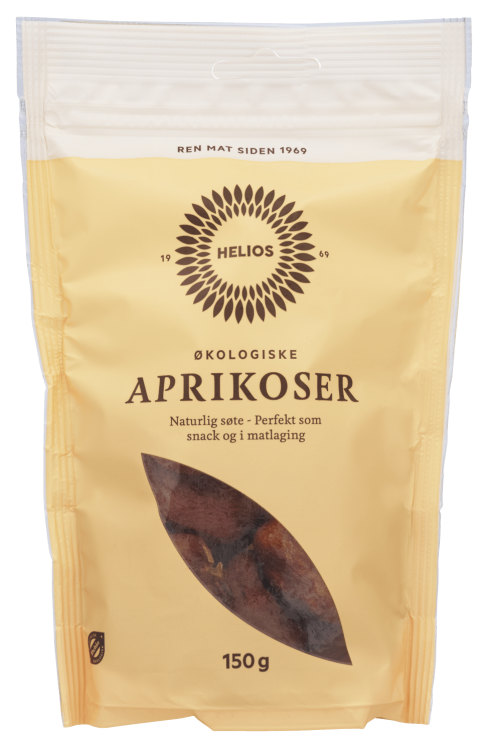 Aprikoser Økologisk 150g Helios