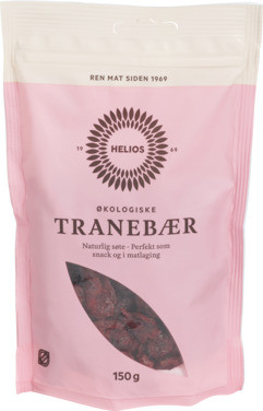 Helios Tranebær 150g Økologisk