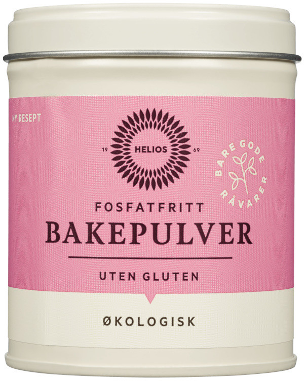 Bakepulver Økologisk 110g Helios