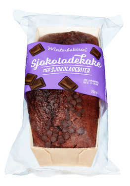 Sjokoladekake m/Sjokoladebiter 270g Mesterbakeren
