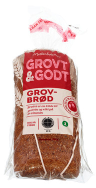 Grovt & Godt Grovbrød Oppskåret 750 g Mesterbakeren