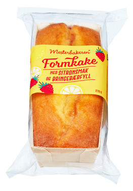 Formkake m/ Sitron&Bringebær 270g Mesterbakeren
