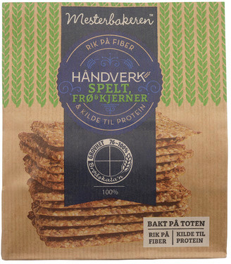 Knekkebrød Spelt 12pk Mesterbakeren