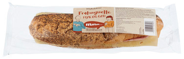 Frøbaguette med Ost&Skinke 220g Mesterbakeren