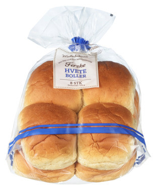 Bollekongen Hveteboller 8pk 576g Mesterbakeren