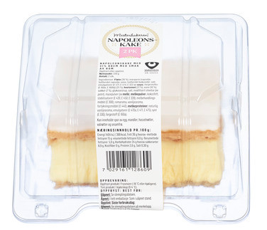 Napoleonskake 2pk 220g Mesterbakeren