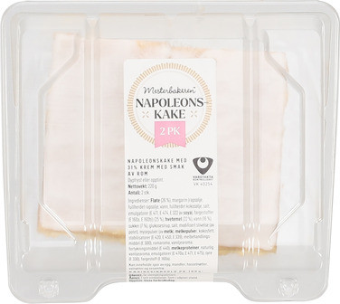 Napoleonskake 2pk 220g Mesterbakeren