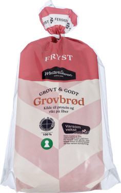 Grovt & Godt Grovbrød Oppskåret Frys 750g Mesterbakeren