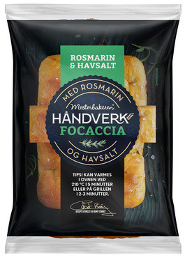 Mini Focaccia Rosm og Havs 85g Mesterbakeren