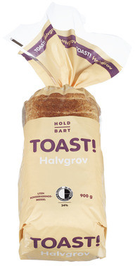 Toast Halvgrov 900g Mesterbakeren