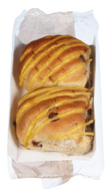 Sammenbakte Boller m/ Vaniljekrem Sjokolade 2pk 165g Mesterbakeren