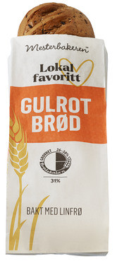 Gulrotbrød Mesterbakeren 720g