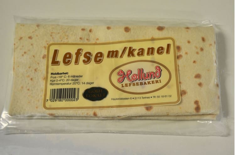 Lefse m/Kanel 200g Hollund Lefsebakeri