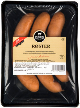 Røster Pølse 300g Inderøy Slakteri