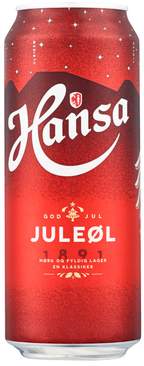 Hansa Juleøl 0,5l boks