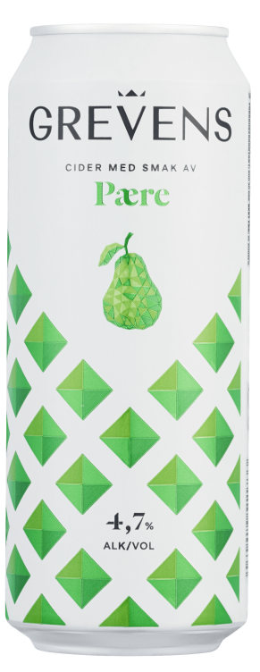 Grevens Cider Pære 0,5l boks