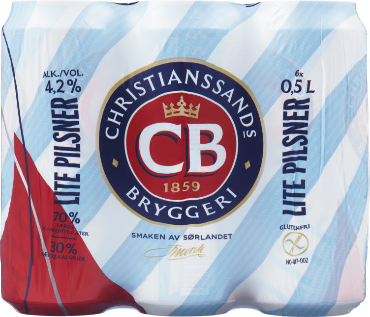 Cb Pilsner Lite 0,5lx6 boks
