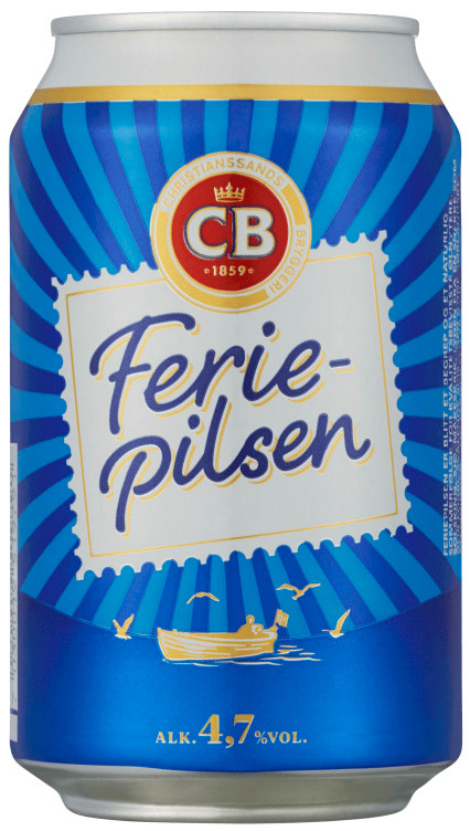 Cb Feriepilsen 0,33l boks