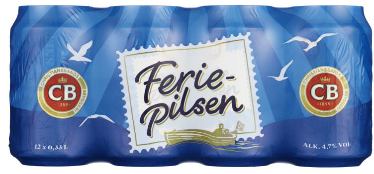 Cb Feriepilsen 0,33lx12 boks