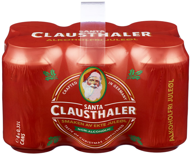 Santa Clausthaler 0,33lx6 boks