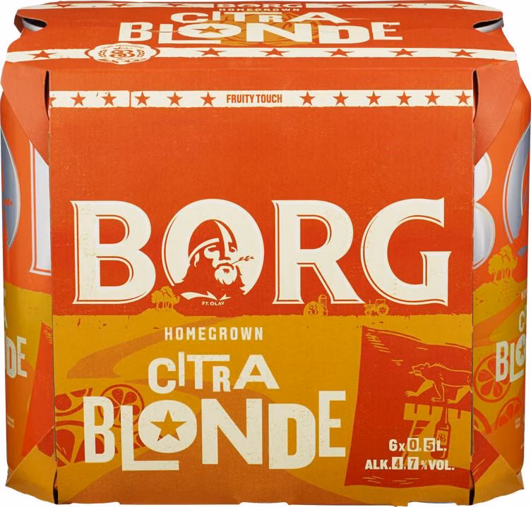 Borg Citra Blonde 6 x 0,5l, 3 l