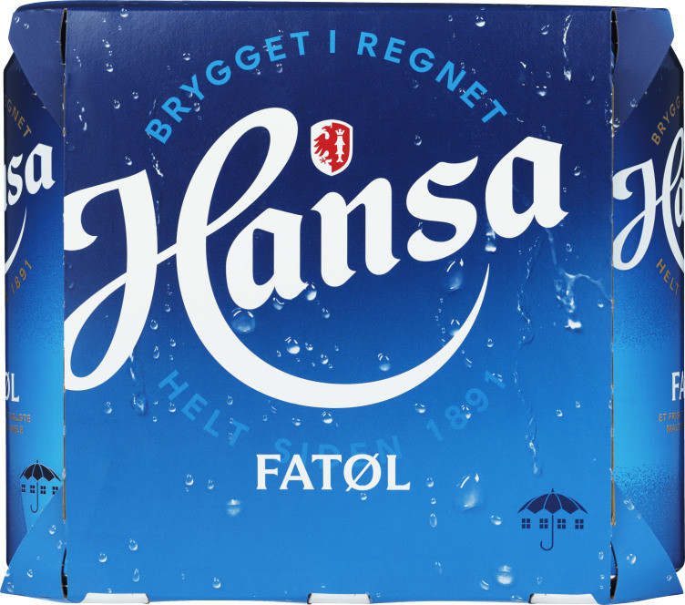 Hansa Fatøl 0,5lx6 boks