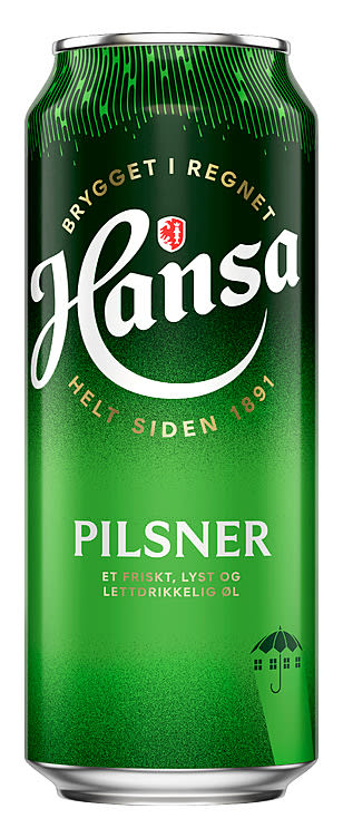 Hansa Pilsner 0,5l boks
