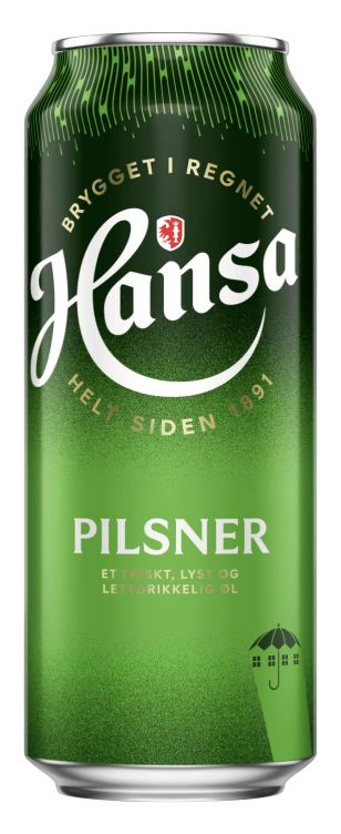 Hansa Pilsner 0,5l boks