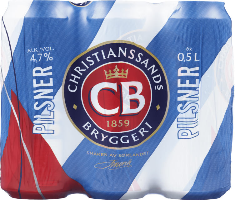 Cb Pilsner 0,5lx6 boks