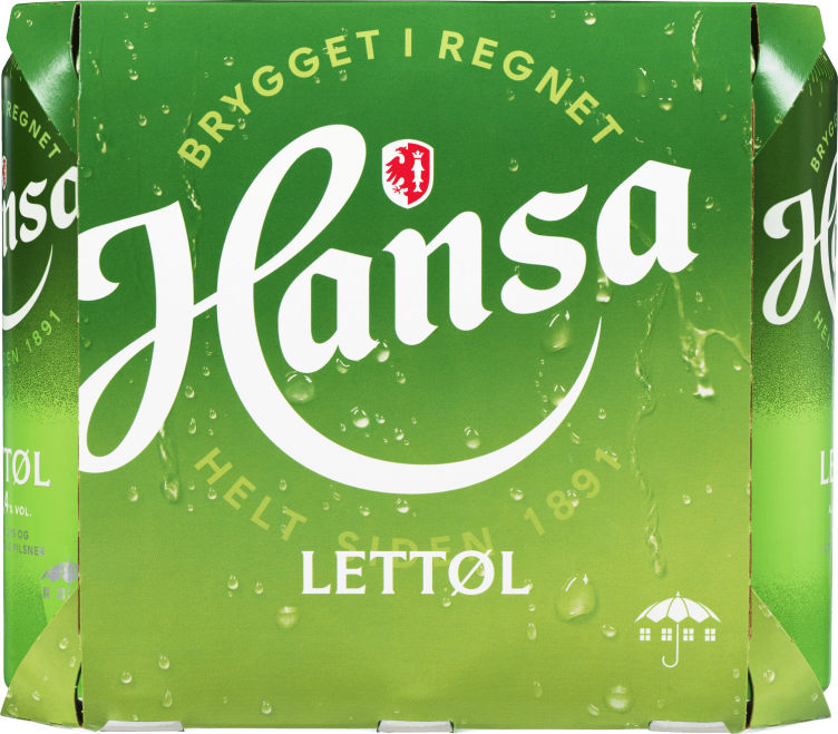 Hansa Lettøl 0,5lx6 boks