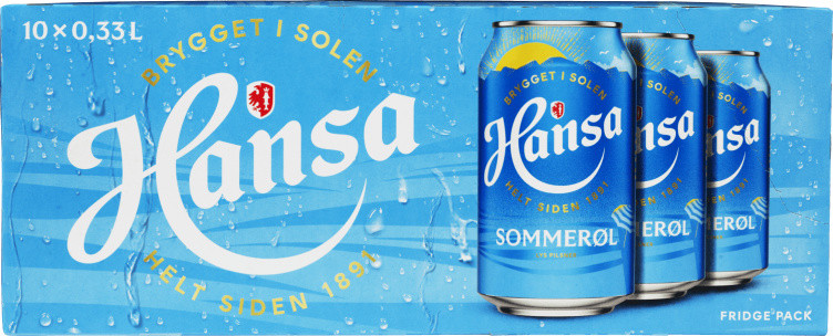 Hansa Sommerøl 0,33lx10 boks