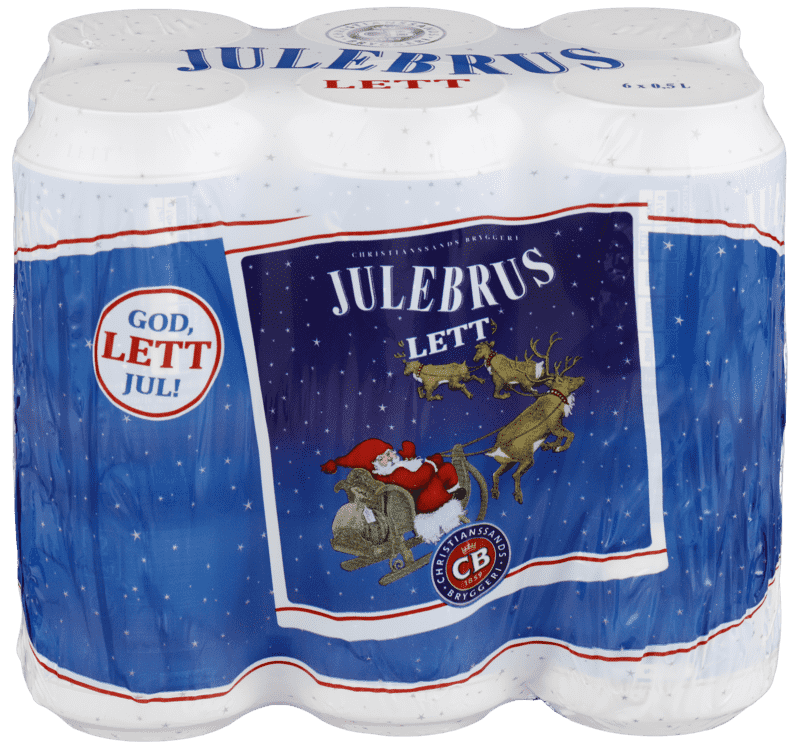 Julebrus Lett 6stk x 0,5l