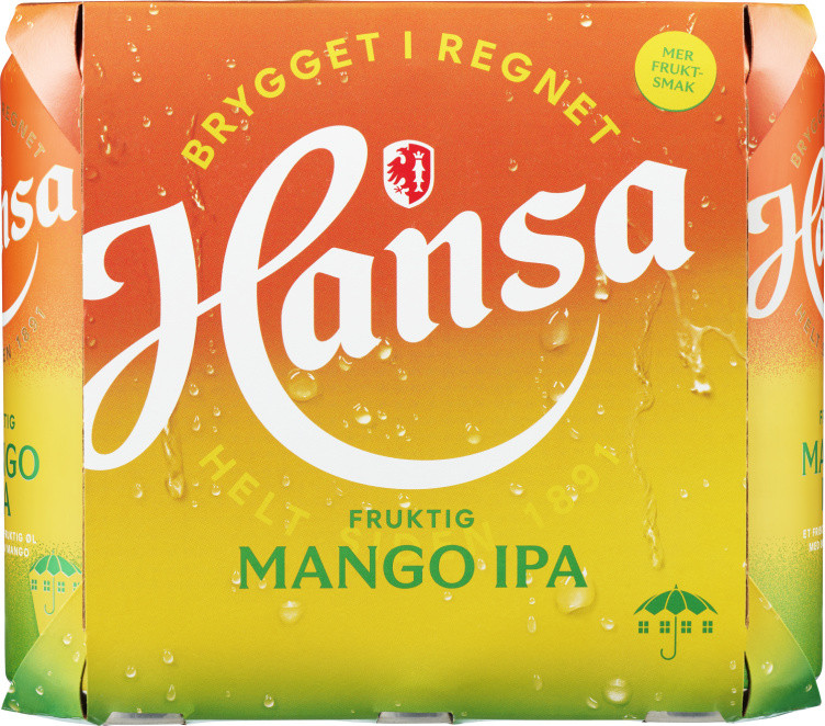 Hansa Mango Ipa 0,5lx6 boks