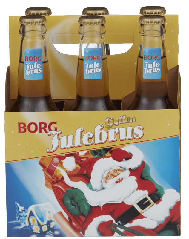 Borg Julebrus Gyllen 6stk x 0,33l