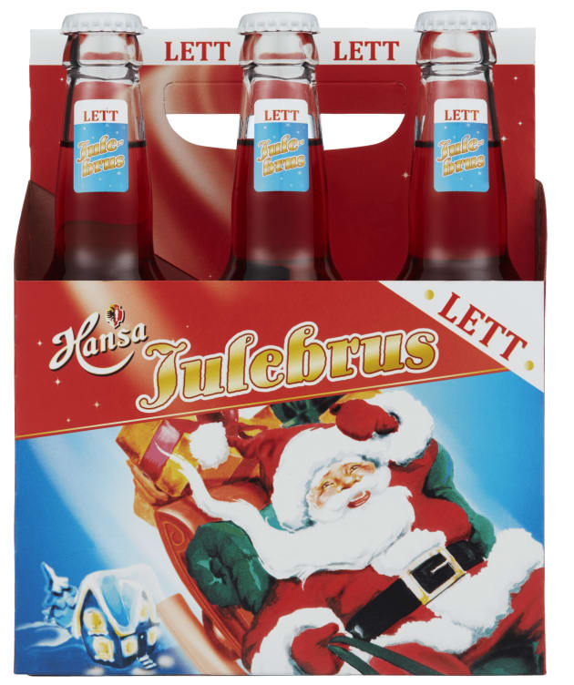 Hansa Julebrus Lett 0,33lx6 flaske