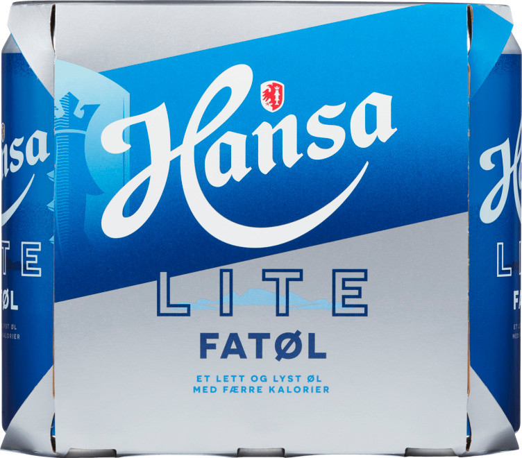 Hansa Lite Fatøl 0,5lx6 boks