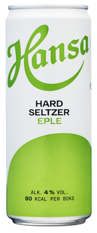 Hansa Hard Seltzer Eple 0,33l boks